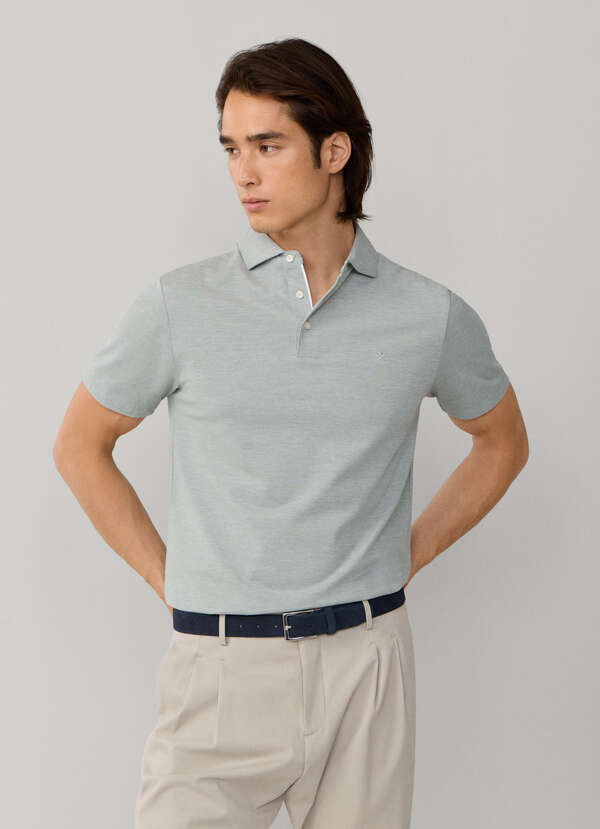 Classic Fit Short Sleeve Oxford Pique Polo Classic Fit Short Sleeve Oxford Pique Polo
