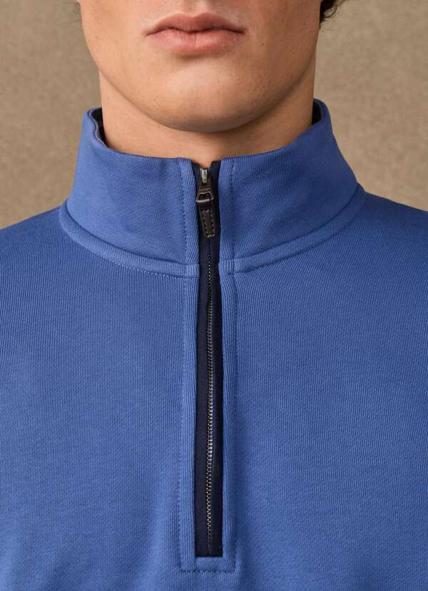 H Logo Quarter Zip Sweat - 2