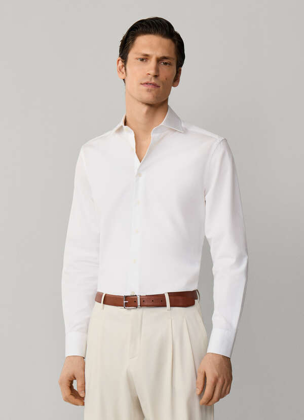 Tailored Fit Formal Poplin Shirt