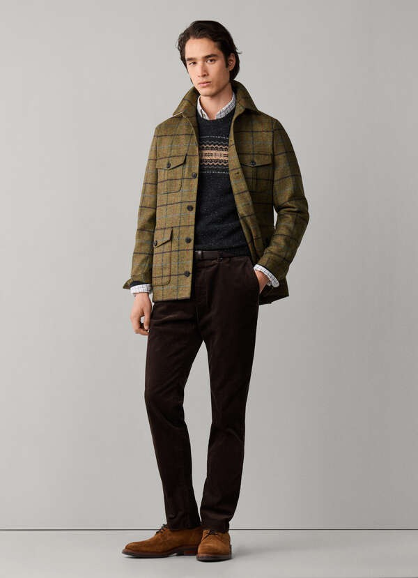 Slim Fit Kensington Pigment Corduroy Chino