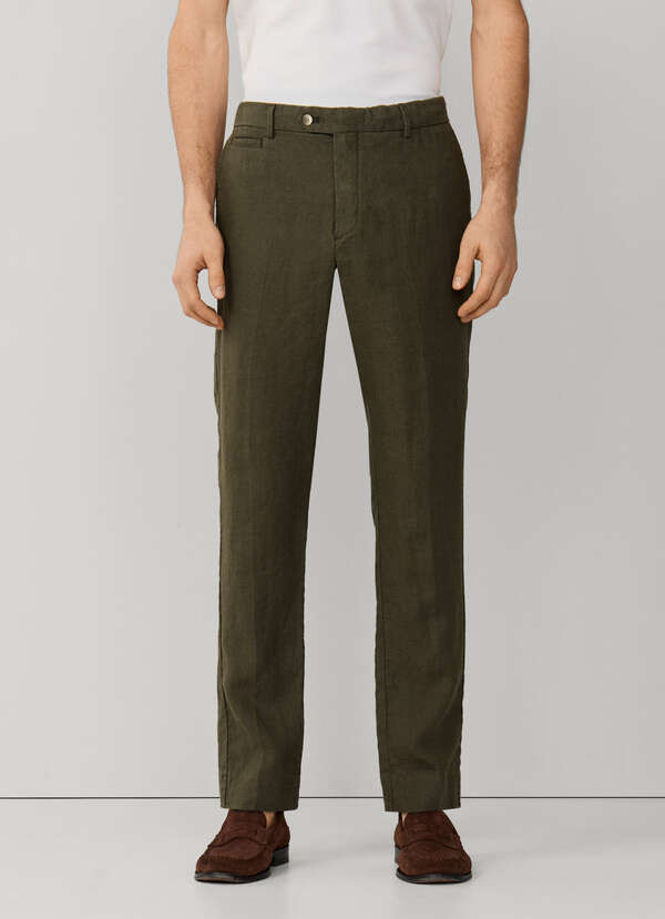 Slim Fit Kensington Linen Chino - 2