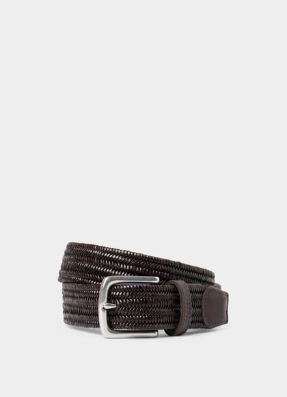 Braided Leather Belt