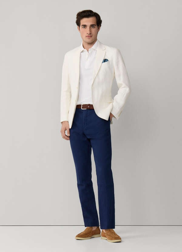 Slim Fit Kensington Linen Chino Slim Fit Kensington Linen Chino