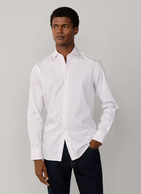 Tailored Fit City Wide Stripe Shirt - 2