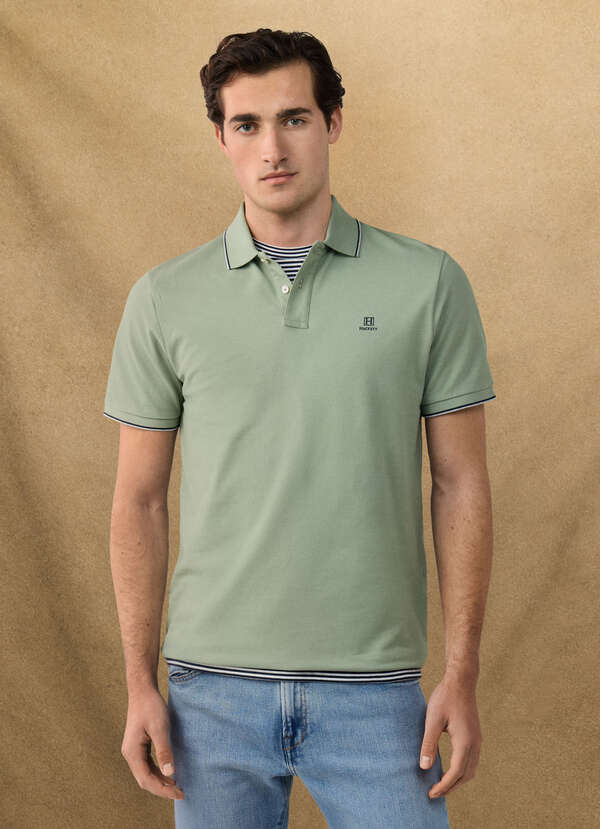 Classic Fit Short Sleeve Tipped Polo - 2
