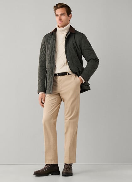 Tailored Fit Sanderson Stretch Cotton Chino