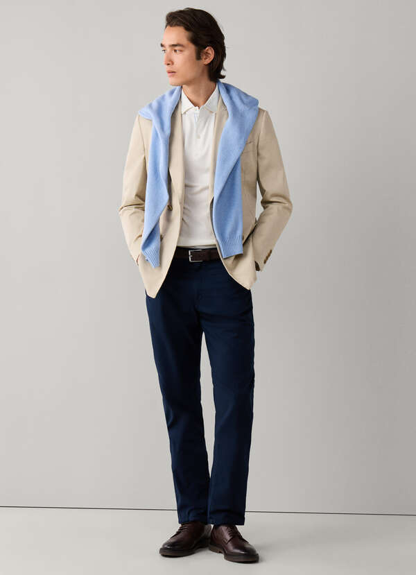 Regular Fit Trinity Canvas 5 Pocket Trouser