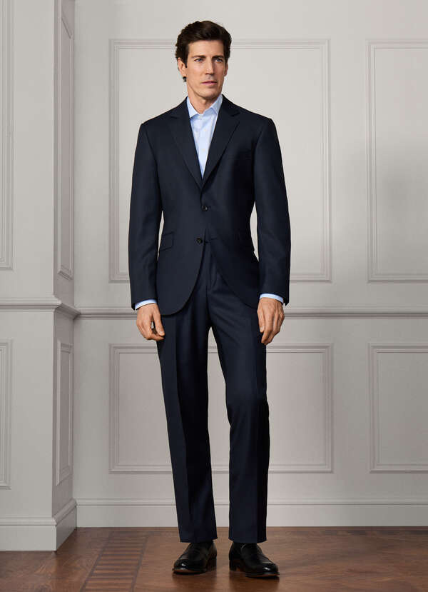 Wool Birdseye Suit - Woven In Italy - 2 Wool Birdseye Suit - Woven In Italy - 2