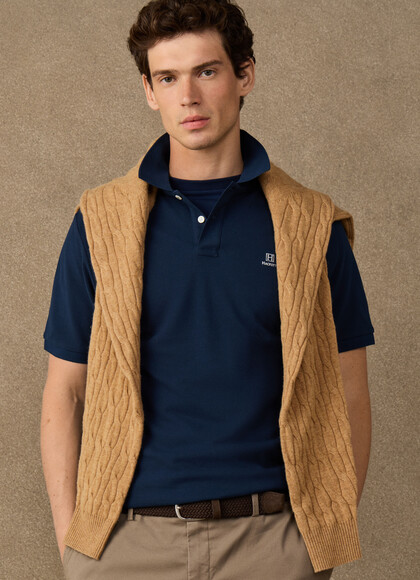 Classic Fit Short Sleeve Branded Polo