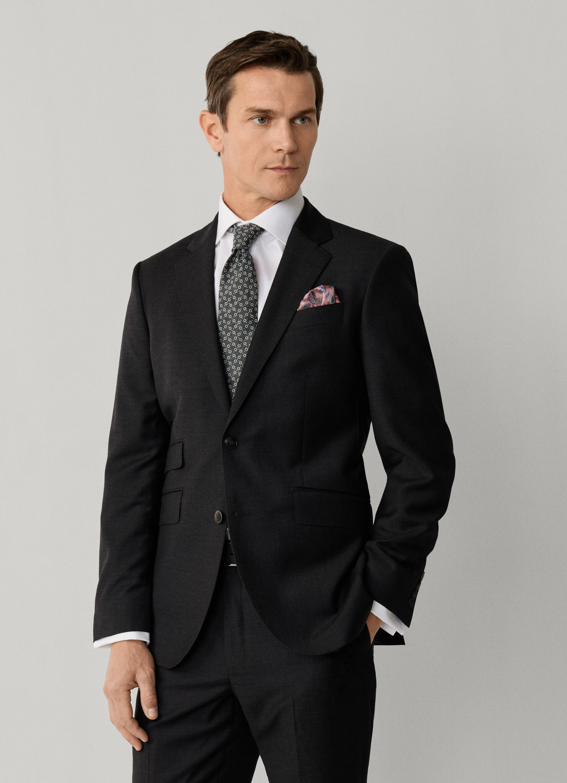 Wool Suit Jacket Woven In England | Hackett London