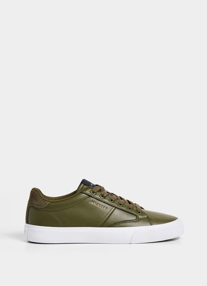 Blake Adventure Leather and Suede Trainers