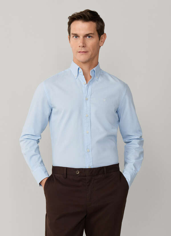 Tailored Fit Garment Dyed Oxford Shirt - 2