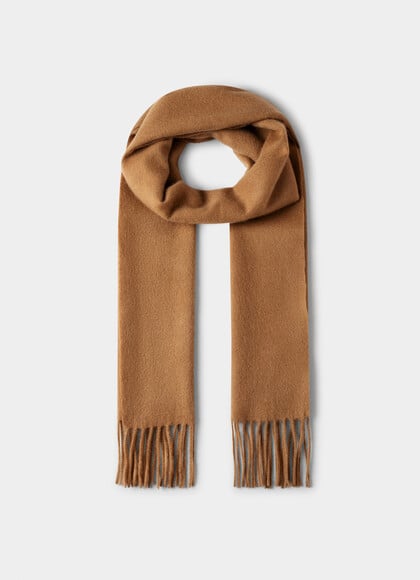 Pure Cashmere Solid Scarf