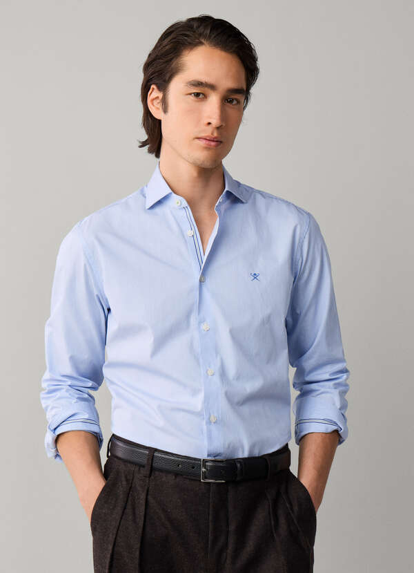 Classic Fit Bengal Engineered Stripe Shirt