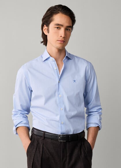 Classic Fit Bengal Engineered Stripe Shirt
