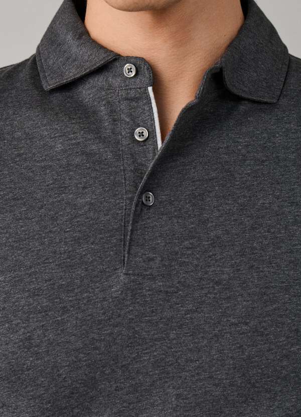 Classic Fit Long Sleeve Pima Cotton Polo - 2 Classic Fit Long Sleeve Pima Cotton Polo - 2