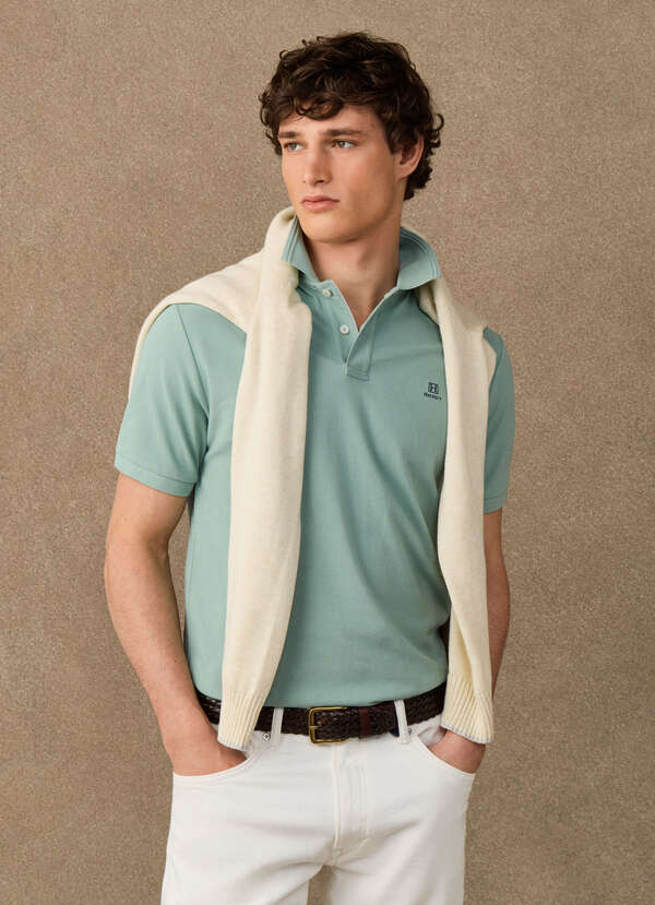 Classic Fit Short Sleeve Tipped Polo