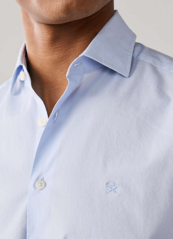 Tailored Fit Stretch Poplin Shirt - 2