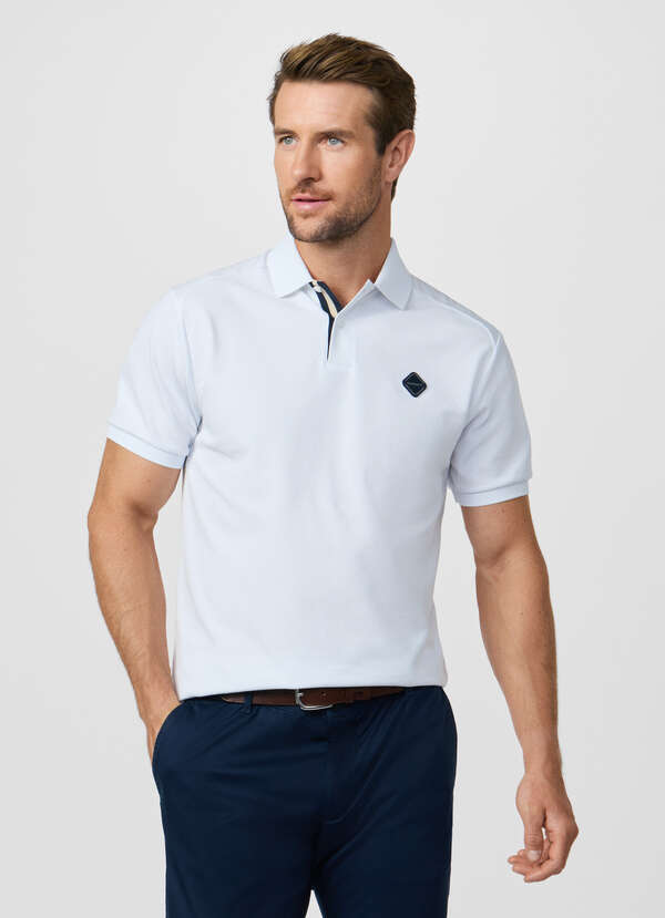 Classic Fit Short Sleeve Branded Polo