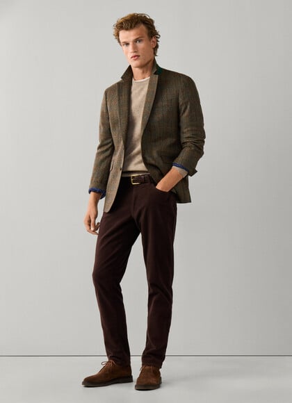 Regular Fit Trinity Moleskin Trouser