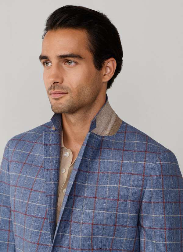 Silk-Wool Tattersall Blazer - 2 Silk-Wool Tattersall Blazer - 2