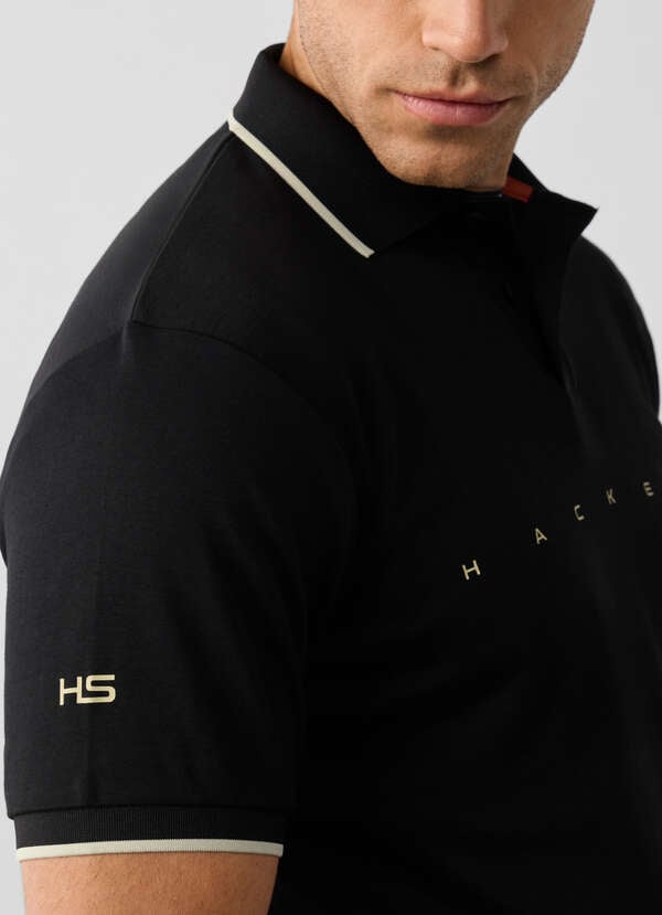 Classic Fit Short Sleeve Branded Polo - 2