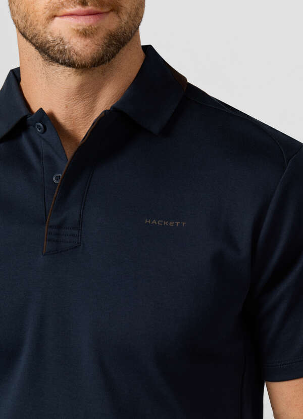 Classic Fit Short Sleeve Luxe Members Polo - 2
