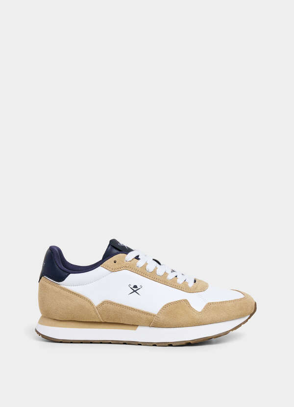 Vector Plain Leather and Suede Trainers