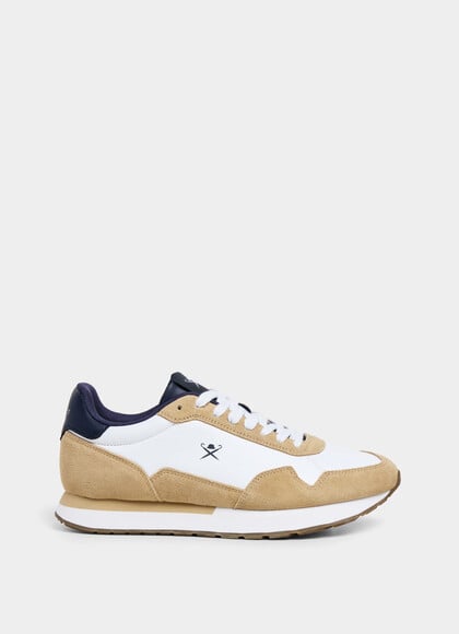 Vector Plain Leather and Suede Trainers