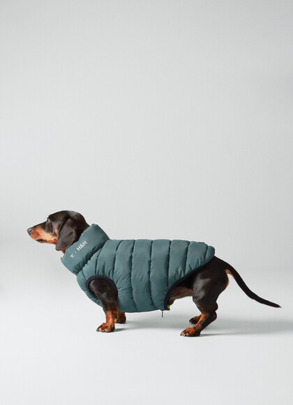Reversible Down Puffer Dog Jacket - Small