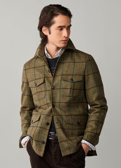 Wool Tattersall Blazer - Woven in England