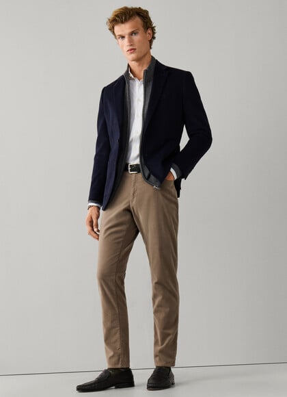 Regular Fit Trinity Moleskin Trouser