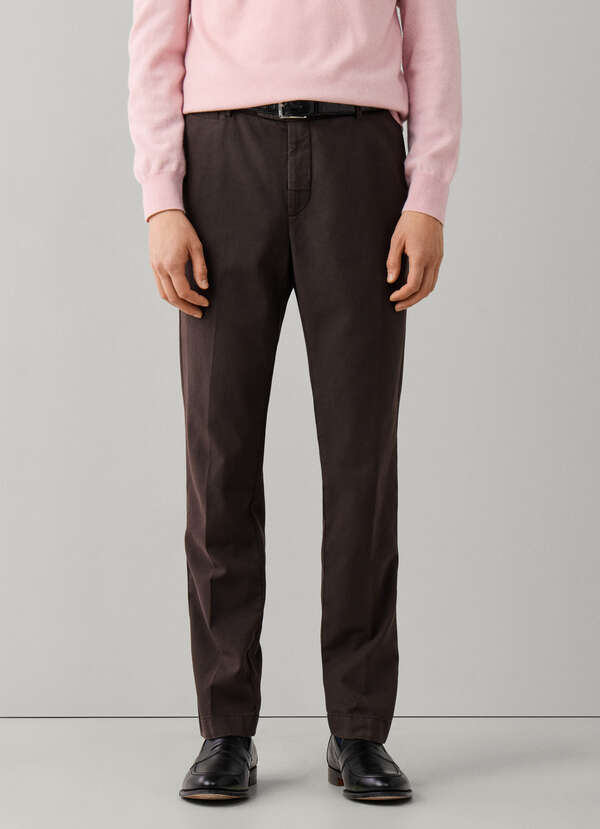 Slim Fit Kensington Textured Trousers - 2