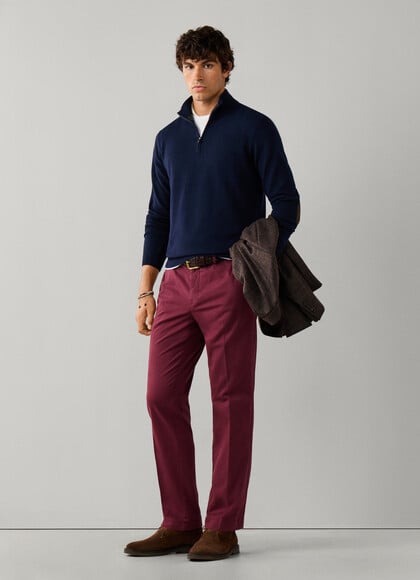 Tailored Fit Sanderson Stretch Cotton Chino