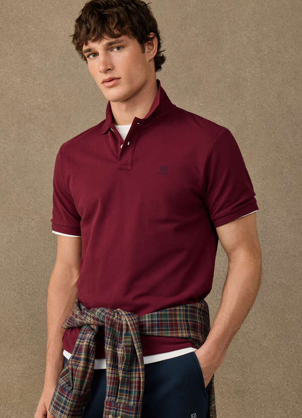 Classic Fit Short Sleeve Branded Polo