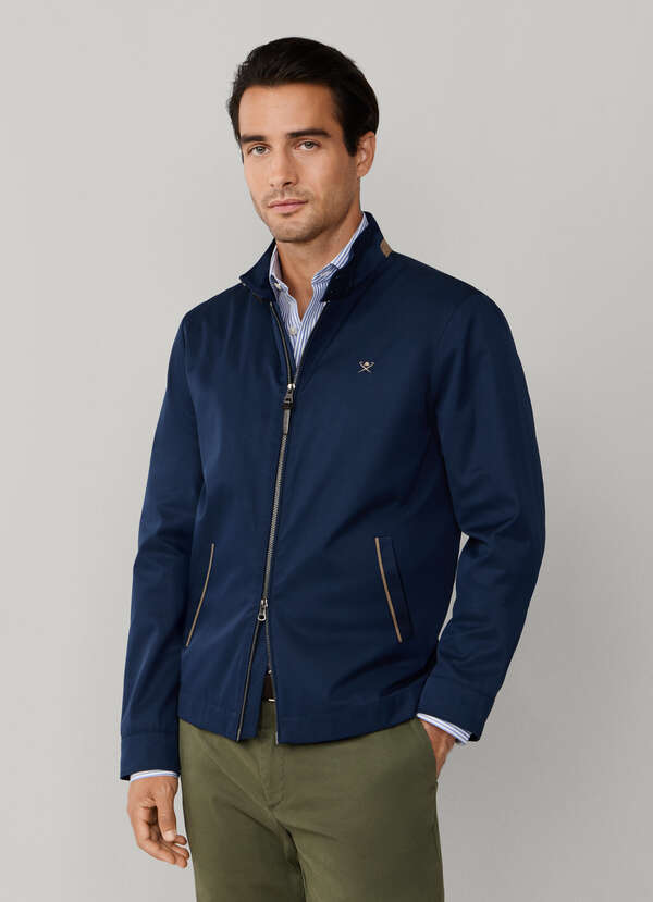 Cotton Blend Harrington Jacket Cotton Blend Harrington Jacket