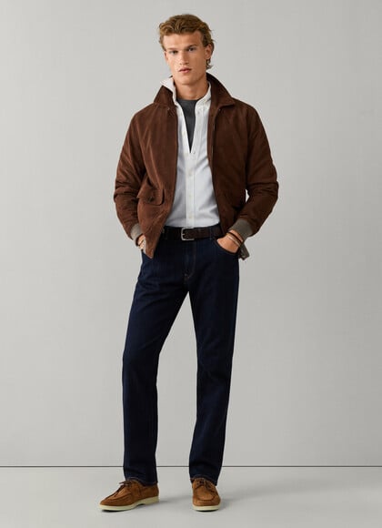 Classic Fit Rinse Wash Denim