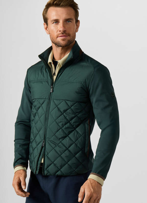 Luxe Hybrid Quilted Full Zip Sweat Luxe Hybrid Quilted Full Zip Sweat