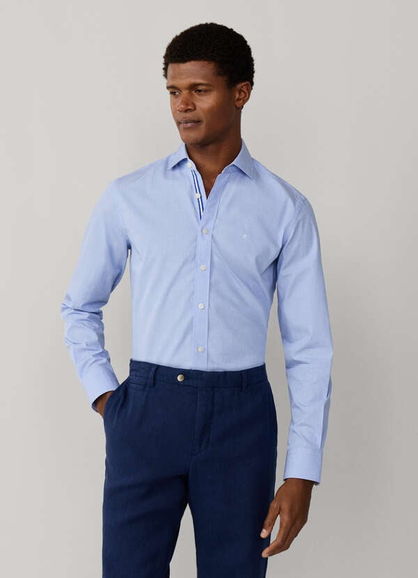 Tailored Fit End On End Multi Shirt - 2 Tailored Fit End On End Multi Shirt - 2