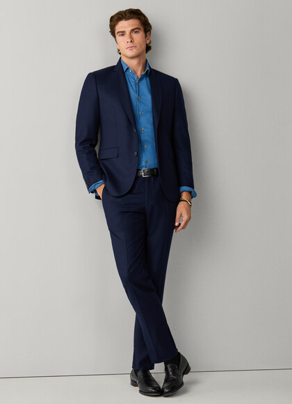 Wool Flannel Suit - Woven in Italy