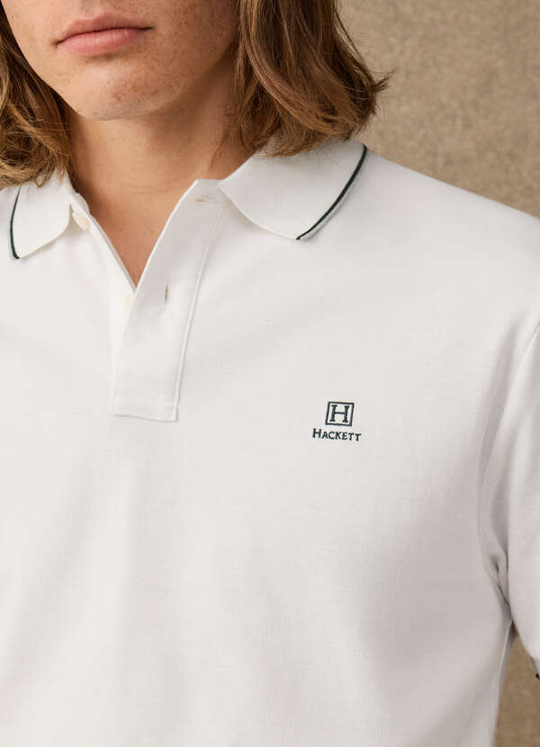 Classic Fit Short Sleeve Tipped Polo - 2