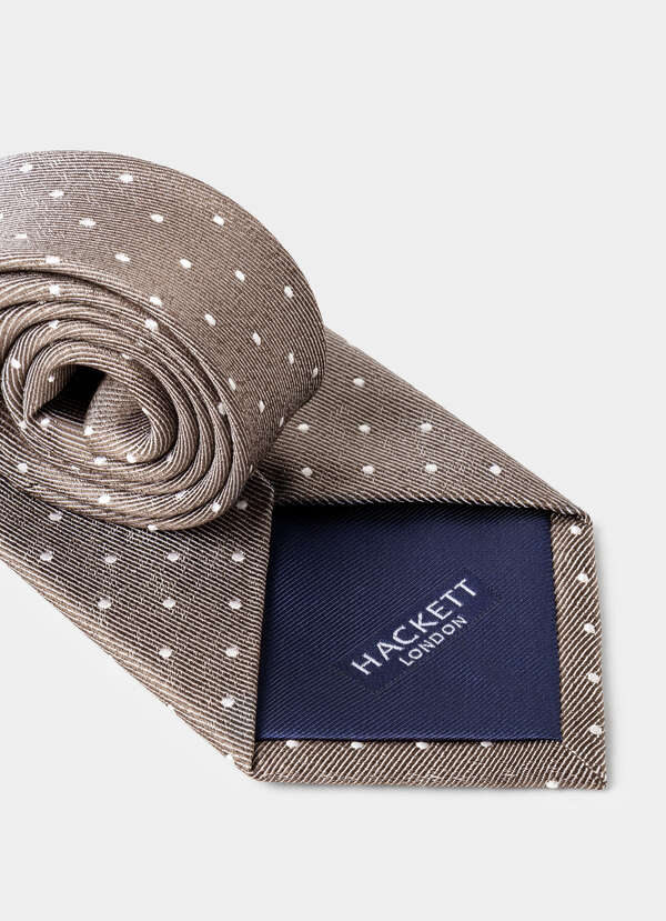 Silk Twill Mayfair Dot Tie - 2