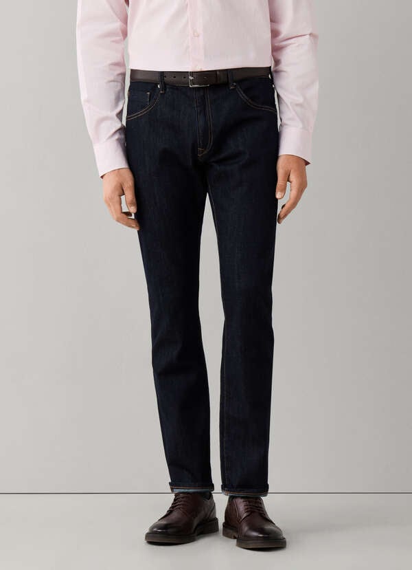 Slim Fit Rinse Wash Denim - 2 Slim Fit Rinse Wash Denim - 2