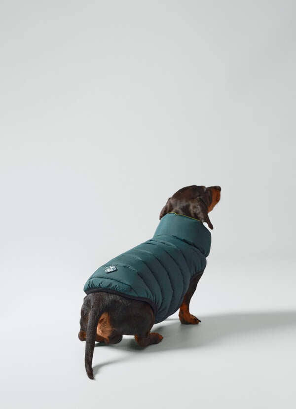 Reversible Down Puffer Dog Jacket - Small - 2 Reversible Down Puffer Dog Jacket - Small - 2