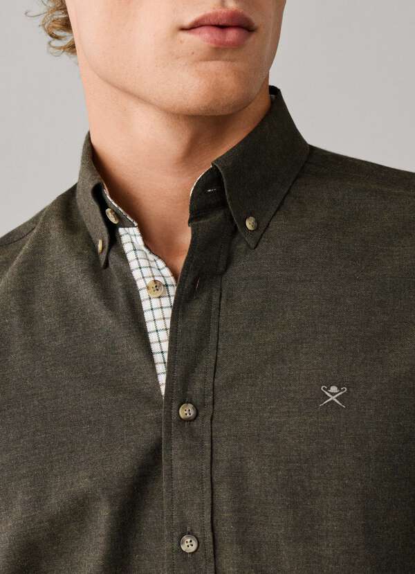 Tailored Fit Multi Trim Flannel Shirt - 2