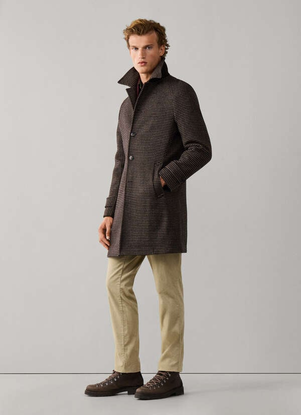 Houndstooth Car Coat Houndstooth Car Coat