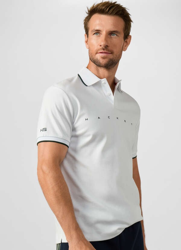 Classic Fit Short Sleeve Branded Polo