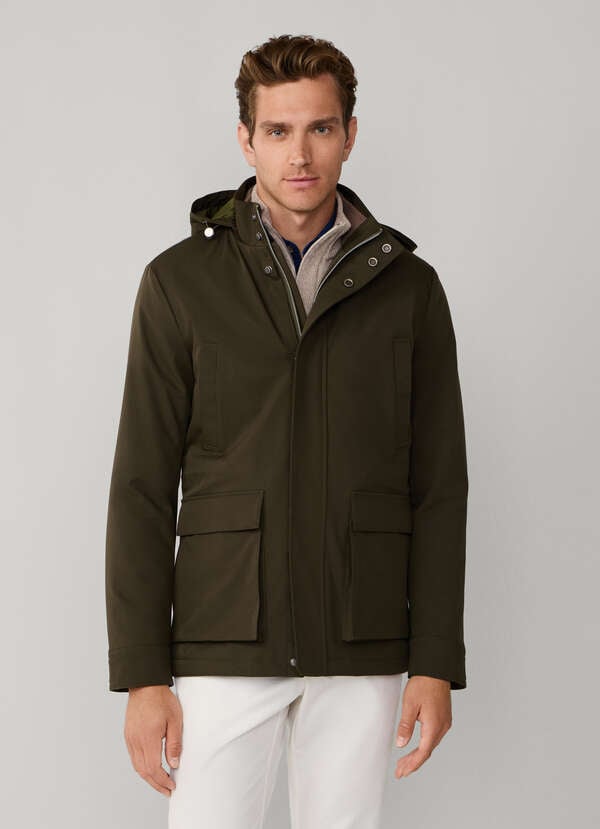 Water Resistant Hooded Car Coat - 2 Water Resistant Hooded Car Coat - 2