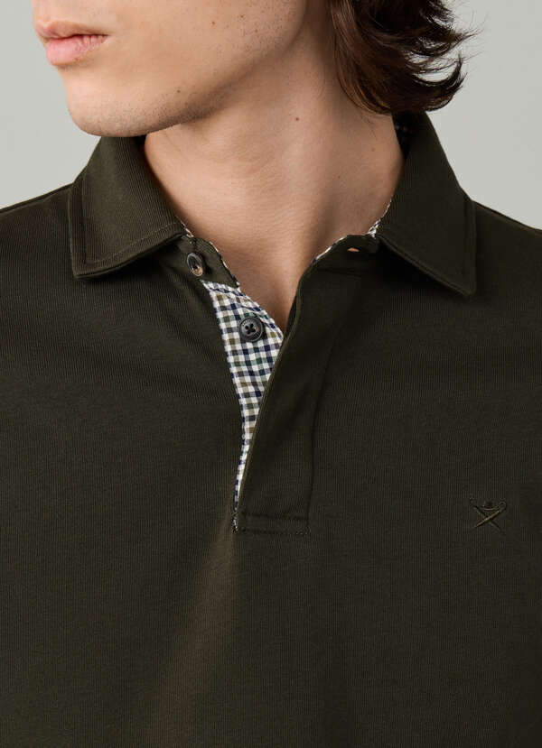 Classic Fit Tattersall Trim Rugby Shirt - 2