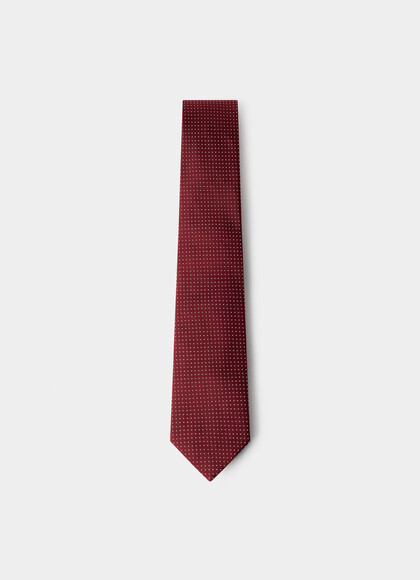 Silk Mini Dot Tie
